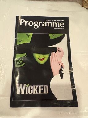 Wicked Theatre Programme – Black and Green Collector’s Edition